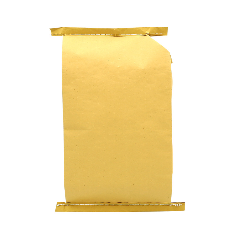 Bolsa de válvula de plástico de papel oblicua